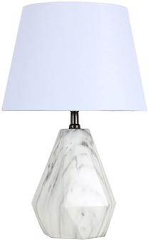 Galda stāvlampas Home4you Luxo, E27, 40W, balta krās./balta krās.