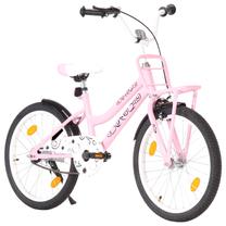 Vaikiškas dviratis VLX Kids Bike 92197, balta sp./rožinė sp., 20"