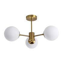 Prekė su pažeista pakuote. Šviestuvas lubų Light Prestige Roma LP-1345/3P GD, E14, 3 x 40 W