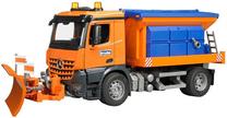 Žaislinis sunkvežimis Bruder 03685, 1:16, mėlyna sp./oranžinė sp.