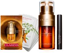 Veido priežiūros priemonių rinkinys Clarins Double Serum, 40 ml, 30+