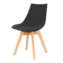Ēdamistabas krēsls PP-683, melna krās., 49 cm x 51 cm x 86 cm