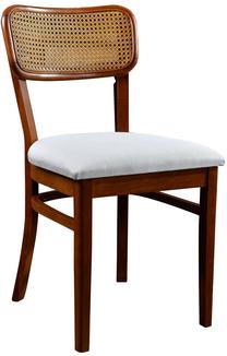 Kėdžių rinkinys Kalune Design Morocco 998VOW1119, kreminė sp./riešuto sp., 44 cm x 44 cm x 88 cm, 2 vnt.