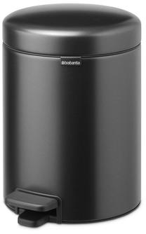 Prekė su pažeista pakuote. Šiukšliadėžė Brabantia NewIcon, pilka sp., 5 l, 29.1 cm x 20.5 cm