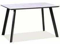 Stalas Modern Samuel, balta sp./juoda sp., 120 cm x 80 cm x 75 cm