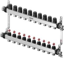 Kolektors Uponor 1140841, regulējams, 10 gredzeni