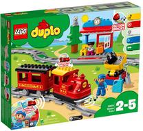 Konstruktorius LEGO® DUPLO® Duplo Steam Train 10874, 59 vnt. Prekė su pažeista pakuote.