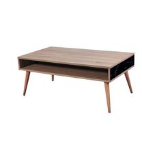 Kavos staliukas Kalune Design Viva 322, ruda sp., 60 cm x 110 cm x 45 cm