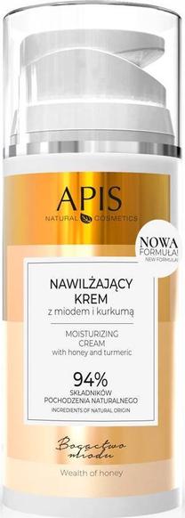 Sejas krēms Apis Moisturizing Honey And Turmeric, 100 ml