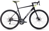 Velosipēds šosejas Cube Attain Race, 27 ", 21" rāmis, balta krās./melna krās.