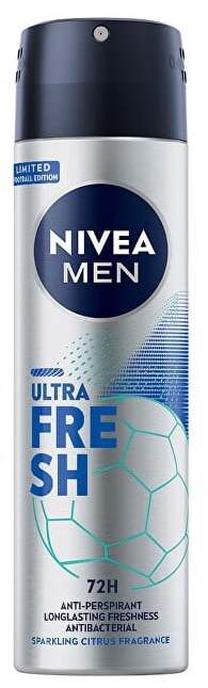 Vyriškas dezodorantas Nivea Men Ultra Fresh Deo Spray, 150 ml