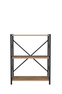 Pastatoma lentyna Domoletti 53000011079, ąžuolo medienos imitacija sp., 75 cm x 60 cm x 30 cm