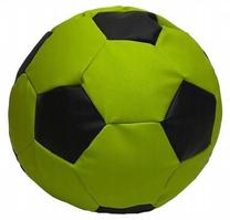 Sėdmaišis Ball XXL, juoda sp./šviesiai žalia sp.