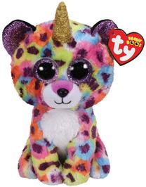 Mīkstā rotaļlieta TY Beanie Boos Leopard Giselle, daudzkrāsaina, 15 cm