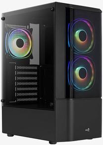 Kompiuterio korpusas AeroCool Quantum v2, juoda sp.