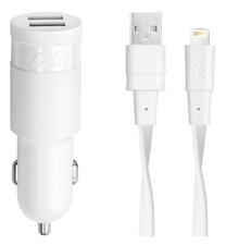 Automobilinis įkroviklis Rivacase VA4225 WD2, Apple Lightning/2 x USB