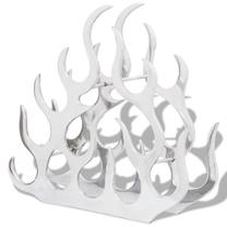 Butelių lentyna VLX Wine Stand, sidabro sp., 14 cm x 61 cm x 53 cm
