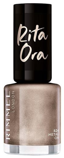 Nagų lakas Rimmel London, metal on sp., 8 ml