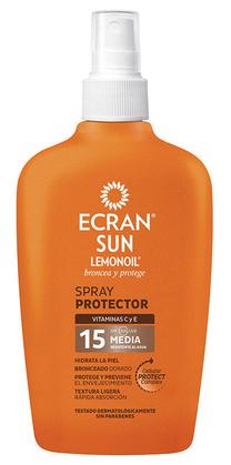 Purškiklis įdegio priežiūrai Ecran Sun Lemonoil Protection SPF15, 200 ml
