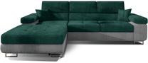 Kampinė sofa Armando Kronos 19, Paros 05, tamsiai žalia sp., kairinė, 280 x 205 cm x 90 cm
