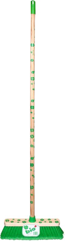 Grindų šluota Cavallo Wood Bio, žalia, 120 cm