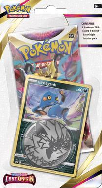 Galda spēle Pokemon Sword & Shield 11 Lost Origin Checklane Blister Croagunk, EN