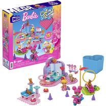 Konstruktorius Mattel Mega Bloks Barbie Color Reveal Trening HHP89, 140 vnt., įvairių spalvų