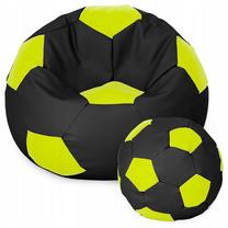 Sėdmaišių rinkinys Ball XXXXL, juoda sp./šviesiai žalia sp.