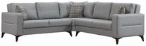 Kampinė sofa - lova Atelier Del Sofa Kristal 730MST1342, šviesiai pilka sp., 90 x 252 cm x 86 cm