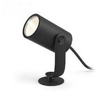 Õue seinavalgusti Philips Hue Lily Base, 8W, LED, IP65, must v., 7 cm x 19.2 cm