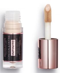 Korektors Makeup Revolution London Conceal & Define Infinite, gaiši brūna krās., c2, 5 ml