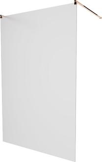 Dušas siena Mexen Kioto Walk-In, 100 cm x 200 cm, zeltrozā krās./rūdītais
