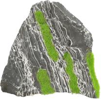 Akvārija dekorācija Zolux Kipouss Two Colors Stone, zaļa krās./pelēka krās., M