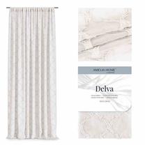 Дневной занавес AmeliaHome Delva Pleat, бежевый цв., 270 см x 140 см
