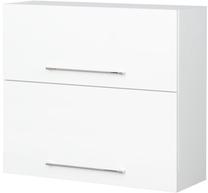 Viršutinė virtuvinė spintelė Bodzio Loara KL80GDPN-BI Glossy, balta sp., 31 cm x 80 cm x 72 cm