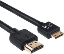 Vads Maclean HDMI 19 pin male, Mini HDMI male, 3 m, melna krās.