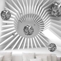 Fototapete Artgeist Domino Effect, 175 cm x 175 cm