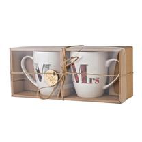 Puodelis Mr & Mrs, balta sp., 0.36 l