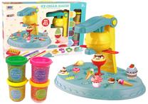Plastilino rinkinys, su priedais, ledų rinkinys Bowa, įvairių spalvų