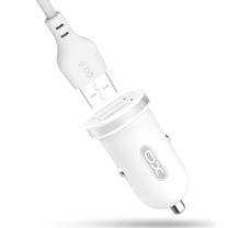 Automobilinis įkroviklis XO TZ08, 2 x USB, balta sp.