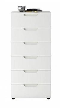 Stalčių blokai Extom Meble Hilton hilk04, balta sp., 120 cm x 60 cm x 40 cm