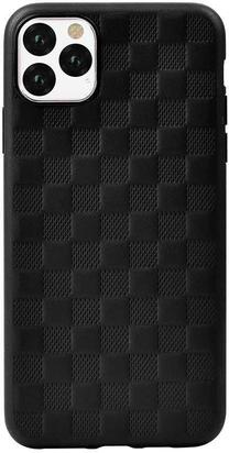 Telefono dėklas Devia Woven2 Pattern Design Soft for iPhone 11 Pro, juoda sp., Apple