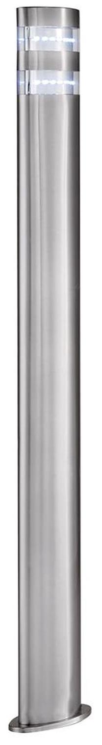 Brīvi stāvošs āra gaismeklis Searchlight India, 0.75W, LED, IP44, sudraba krās., 10 cm x 90 cm
