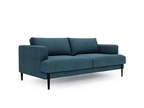 Sofa Polak Meble Deluxe, mėlyna sp., 185 x 92 cm x 80 cm