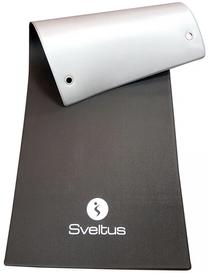 Fitnesa un jogas paklājs Sveltus, melna krās./pelēka krās., 140 cm x 60 cm x 0.08 cm