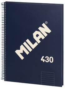 Sąsiuvinis Milan 430 57142E80B, linijomis, A4, 80 lapų, Mėlyna sp.