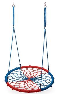 Ligzdas šūpoles Nils Stork's Nest Swing NB5039, 100 cm, zila krās./sarkana krās.
