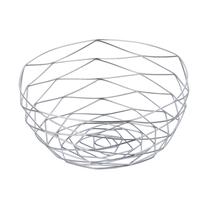 Serviravimo krepšelis, metalas, 24 cm x 24 cm, sidabro sp.