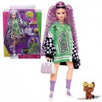 Кукла Mattel Barbie Extra Racecar Jacket Racecar Jacket, 30 см, многоцветный