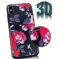 Чехол для телефона Mocco Flowers 3D For Huawei P40 Lite, черный цв., Huawei